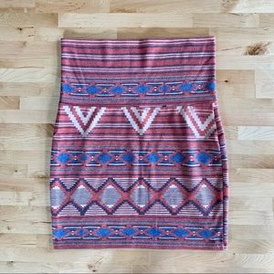 Nollie Skirt Native Print